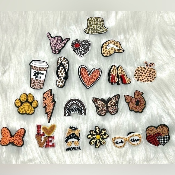 ❤️‍🔥20 Croc Shoe Charms - Picture 3 of 3